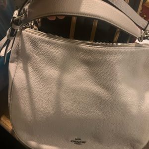 Coach Leather Taupe color shoulder bag. It is NWOT! Excellent condition!